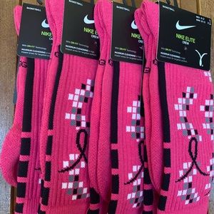 4 pairs Nike Elite Crew Socks NWT SX-7621-616 Sz L